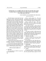 Ảnh hưởng của nhiễm chì lên một số chỉ tiêu hóa sinh và huyết học ở người dân vùng khai thác quặng thiếc của tỉnh Thái Nguyên