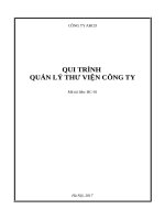 Quy trình quản lý thư viện 