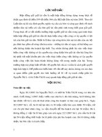 Bài thảo luận nhóm: Tranh chấp hợp đồng gửi giữ tài sản