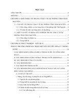 Báo cáo thực tập ngành hóa phân tích