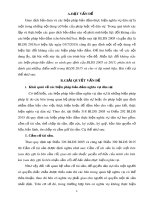 Đề tài: Hiệu lực đối kháng của các biện pháp bảo đảm, so sánh quy định của Bộ Luật Dân sự 2005 và 2015, phân tích và đánh giá những điểm mới trong Bộ Luật Dân sự 2015 và cho ví dụ minh họa