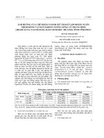 Ảnh hưởng của chế phẩm vi sinh giữ ẩm đất Lipomixin M lên nhóm động vật đất không xương sống cỡ trung bình (Mesofauna) tại trạm đa dạng sinh học Mê Linh, tỉnh Vĩnh Phúc