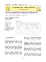 Assessing economic efficiency and impacts of global warming, acidification, eutrophication of rice production in Lung Ngoc Hoang nature reserve, Hau Giang province