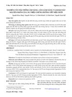 Nghiên cứu đặc điểm lâm sàng, cận lâm sàng và khảo sát nguyên nhân của các triệu chứng đường tiết niệu dưới