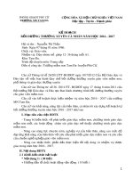 Kế hoạch Bồi dưỡng thường xuyên cá nhân năm học 2016-2017