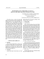 Thành phần loài và phân bố các loài cá sông Ba Chẽ thuộc địa phận tỉnh Quảng Ninh