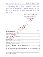 Khóa luận tốt nghiệp: Phân tích tình hình hoạt động kinh doanh của công ty cổ phần dầu khí Mê Kông