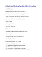 23 ke hoach lam viec hang ngay cua mot nhan vien ban hang 