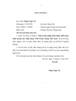 luận văn thạc sĩ một số giải pháp hoàn thiện chiến lược kinh doanh của ngân hàng TMCP đại chúng việt nam 