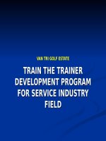 Daotao TRAIN THE TRAINER DEVELOPMENt bqt  