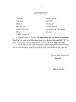 luận văn thạc sĩ kế toán doanh thu, chi phí và kết quả kinh doanh tại các công ty cổ phần dược ph m trên địa bàn thành phố hà nội 