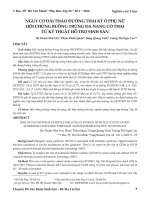 Nguy cơ đái tháo đường thai kỳ ở phụ nữ hội chứng buồng trứng đa nang có thai từ kỹ thuật hỗ trợ sinh sản