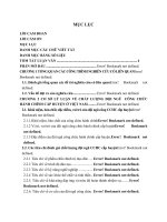 Tóm tắt Luận văn Thạc sĩ Quản trị kinh doanh: Nâng cao chất lượng đội ngũ công chức hành chính cấp huyện ở huyện Thuận Châu, tỉnh Sơn La