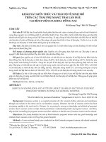 Khảo sát kiến thức và thái độ về sinh mổ trên các thai phụ mang thai lần đầu tại Bệnh viện Đa khoa Đồng Nai