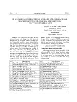 Sử dụng chỉ số sinh học trung bình ASPT để đánh giá nhanh chất lượng nước ở hệ sinh thái đất ngập nước của vùng Đồng Tháp Mười