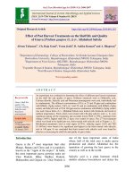 Effect of post harvest treatments on the shelf life and quality of guava [Psidium guajava (L.)] cv. Allahabad Safeda