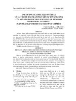 Ảnh hưởng của điều kiện nuôi cấy và mật độ tế bào xuất phát lên sự tăng trưởng của vi tảo Chaetoceros subtilis var. Abnormis Proschkina-Lavrenko được phân lập ở huyện Cần Giờ, TP. Hồ Chí