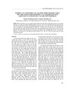 Nghiên cứu ảnh hưởng các ngưỡng nhiệt độ khác nhau đến một số đặc điểm sinh học của loài bét bắt mồi Amblyseius Longispinosus (Acari: Phytoseiidae)