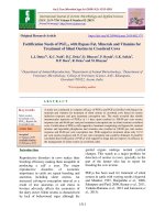 Fortification needs of PGF2α with bypass fat, minerals and vitamins for treatment of silent oestrus in crossbred cows