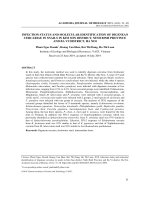 Infection status and molecular identification of digenean cercariae in snails in Kim Son district, Ninh Binh province and Ba Vi district, Ha Noi