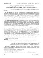 Xây dựng quy trình định lượng Geniposid trong cao khô Dành dành bằng phương pháp HPLC