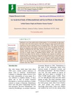 An analytical study of ethnomedicinal and sacred plants of Jharkhand
