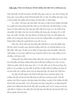 Tiểu luận: Phân tích đánh giá về thị trường sữa bột trẻ em thời gian qua