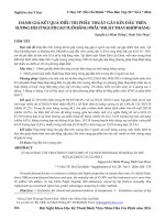 Đánh giá kết quả điều trị phẫu thuật gãy kín đầu trên xương đùi ở người cao tuổi bằng phẫu thuật thay khớp háng