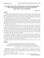 Đặc điểm lâm sàng và điện sinh lý nhịp nhanh kịch phát trên thất QRS hẹp do vòng vào lại nút nhĩ thất hoặc vòng vào lại nhĩ thất