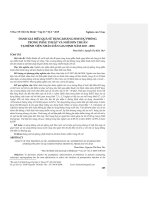 Đánh giá hiệu quả sử dụng kháng sinh dự phòng trong phẫu thuật vá nhĩ đơn thuần tại Bệnh viện Nhân dân Gia Định năm 2017-2018