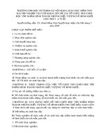 Bài tập nghiệp vụ cuối khoá: Tổ chức trò chơi học tập nhằm hình thành những biểu tượng về hình khối cho trẻ 5 - 6 tuổi