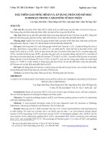 Đặc điểm giải phẫu bệnh và áp dụng phân độ mô học Fuhrman trong Carcinôm tế bào thận