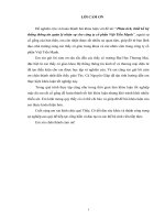 Phân tích, thiết kế hệ thống tin quản lý nhân sự tại công ty cổ phần việt tiến mạnh 