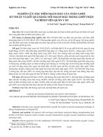 Nghiên cứu đặc điểm mạch máu của thận ghép, kỹ thuật và kết quả khâu nối mạch máu trong ghép thận tại Bệnh viện Quân Y 103