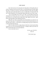 Hoàn thiện quản trị kênh phân phối sản phẩm dịch vụ của công ty cổ phần đầu tƣ du lịch hà nội, hà nội 