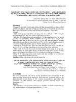 Nghiên cứu tình trạng nhiễm giun đường ruột và kiến thức, thái độ, thực hành của phụ nữ lứa tuổi mang thai về bệnh giun đường ruột tại xã La Hiên, huyện Võ Nhai, tỉnh Thái Nguyên