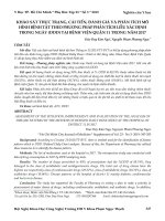 Khảo sát thực trạng, cải tiến, đánh giá và phân tích mô hình bệnh tật theo phương pháp phân tích liều xác định trong ngày (DDD) tại Bệnh viện quận 11 trong năm 2017