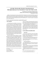 Xác định tính đa hình thái đơn Pro47ser gen P53 trên bệnh nhân ung thư phổi bằng kỹ thuật giải trình tự gen