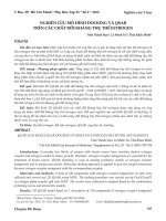 Nghiên cứu mô hình Docking và QSAR trên các chất đối kháng thụ thể Estrogen