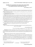 Nghiên cứu giải phẫu ứng dụng dây chằng bên của khớp bàn đốt ngón một bàn tay