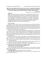 Nhận xét đặc điểm lâm sàng, cận lâm sàng và phương pháp điều trị chửa ngoài tử cung tại Bệnh viện Đa khoa Trung Ương Thái Nguyên và Bệnh viện trường Đại học Y khoa Thái Nguyên