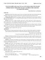 Tỉ lệ các kiểu gen cagA và vacA của Helicobacter pylori ở bệnh nhân viêm loét dạ dày tại Bệnh viện Chợ Rẫy từ 10/2015 đến 05/2016