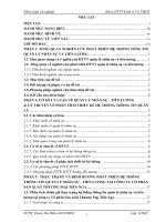 Nghiên cứu và phát triển hệ thống thông tin quản lý nhân sự của công ty cổ phần sản xuất thƣơng mại tiến nga 