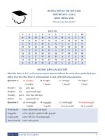 Thi thử ĐẠI HỌC lần 2 môn anh (đáp án)