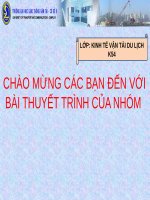 Bài thuyết trình nhóm Kinh tế phát triển - Chương 2: Các mô hình tăng trưởng kinh tế