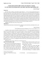 Chẩn đoán phân biệt xoắn vòi trứng ứ dịch và tắc ruột do dính: Báo cáo một trường hợp hiếm gặp