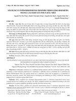 Xây dựng và thẩm định phương pháp HPLC định lượng sinensetin trong cao khô sấy phun râu mèo