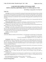 U sợi đơn độc khổng lồ ở màng phổi nhân 2 trường hợp phẫu thuật và tổng quan y văn