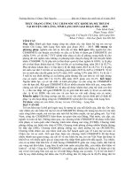 Thực trạng công tác chăm sóc sức khỏe bà mẹ trẻ em tại huyện Chi Lăng, tỉnh Lạng Sơn giai đoạn 2011-2015