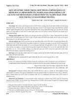 Mức độ nitric oxide trong hơi thở ra ở bệnh nhân có bệnh hen và bệnh phổi tắc nghẽn mạn tính chồng lấp (ACO) so với bệnh nhân có bệnh phổi tắc nghẽn mạn tính đơn thuần và người bình thường